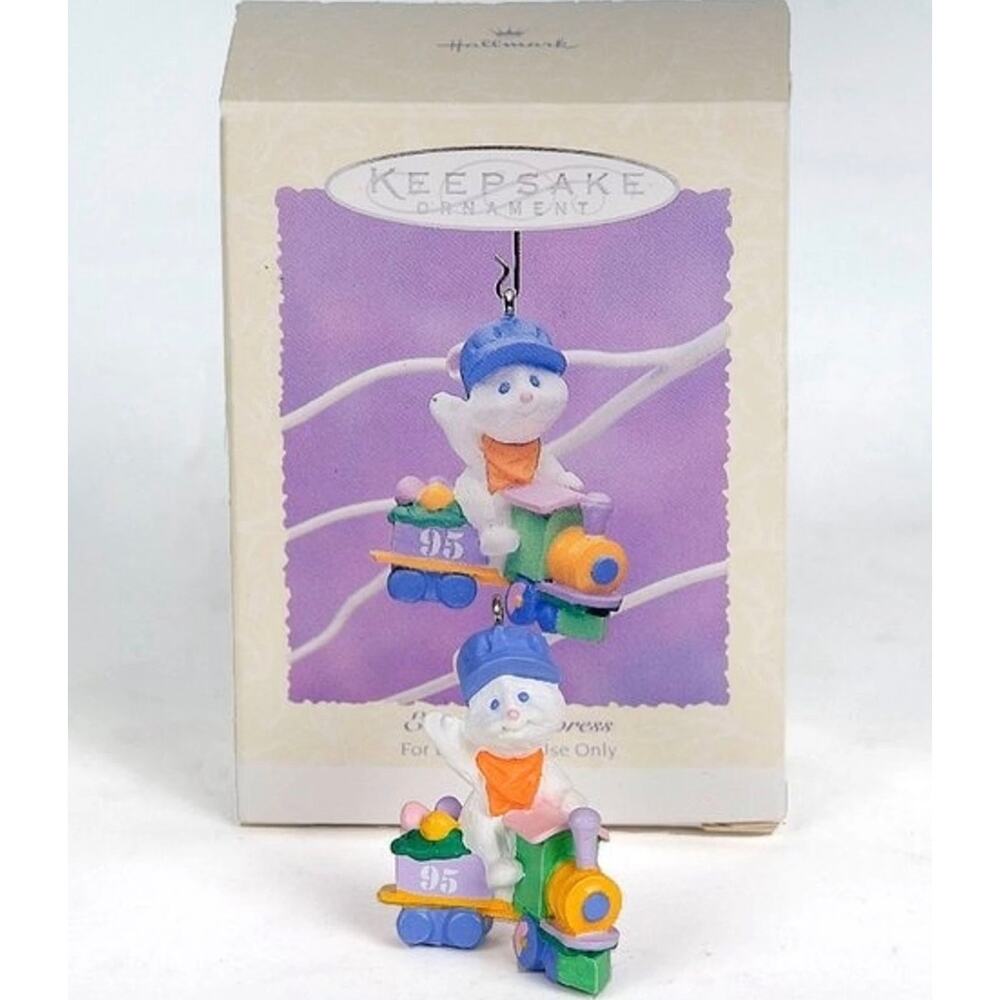 Keepsake Easter Ornament EASTER EGGSPRESS 1995 Great Condition